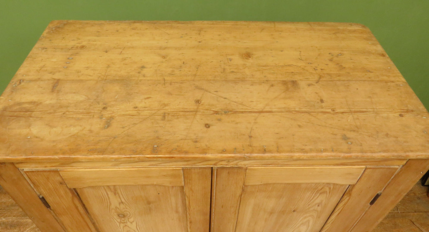 Antique Pine Cupboard Artists, Architects, Printers Filing Cabinet