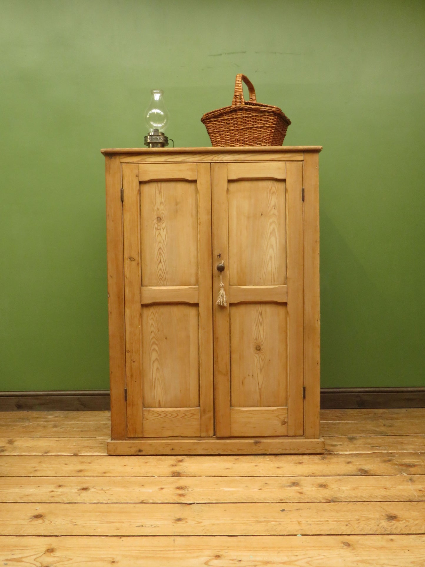 Antique Pine Cupboard Artists, Architects, Printers Filing Cabinet