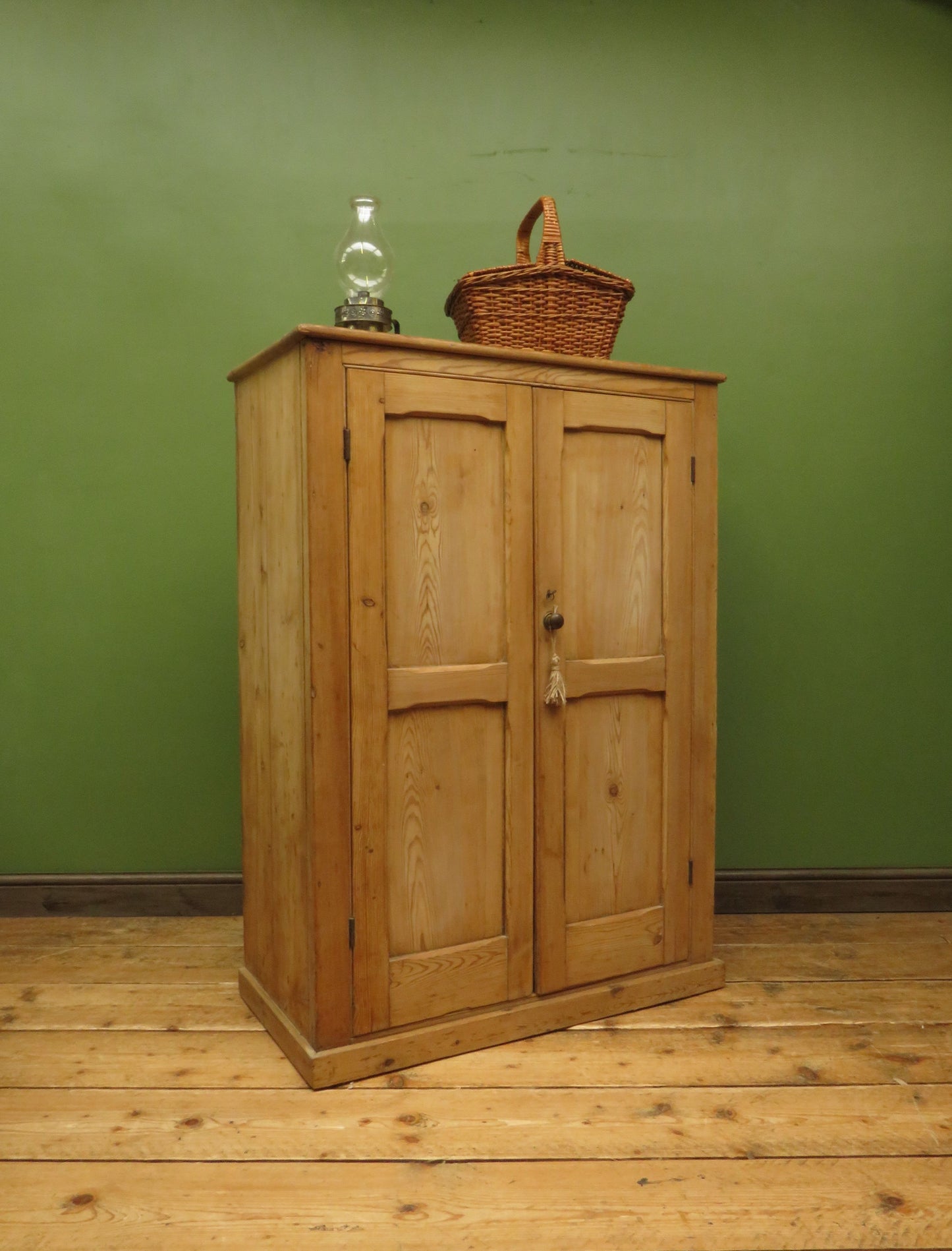 Antique Pine Cupboard Artists, Architects, Printers Filing Cabinet