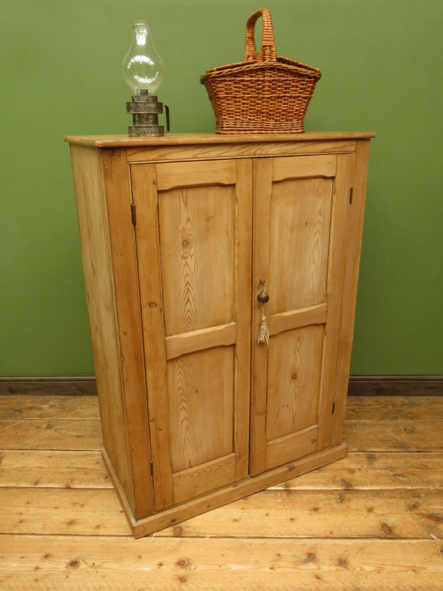 Antique Pine Cupboard Artists, Architects, Printers Filing Cabinet