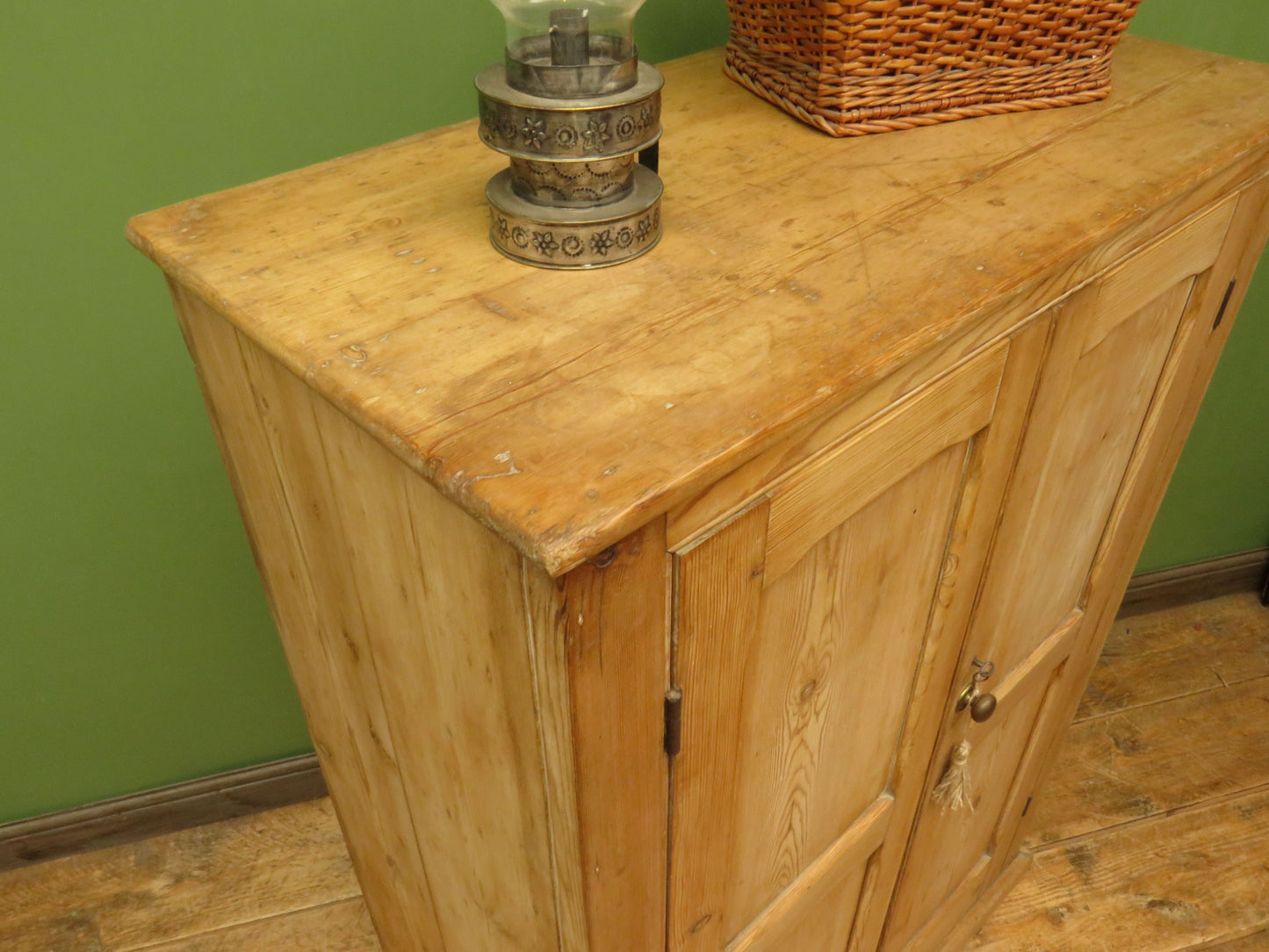 Antique Pine Cupboard Artists, Architects, Printers Filing Cabinet