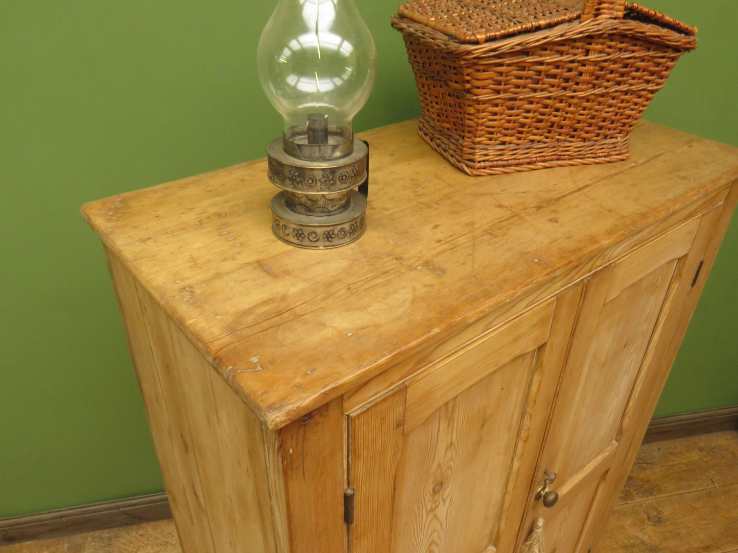 Antique Pine Cupboard Artists, Architects, Printers Filing Cabinet