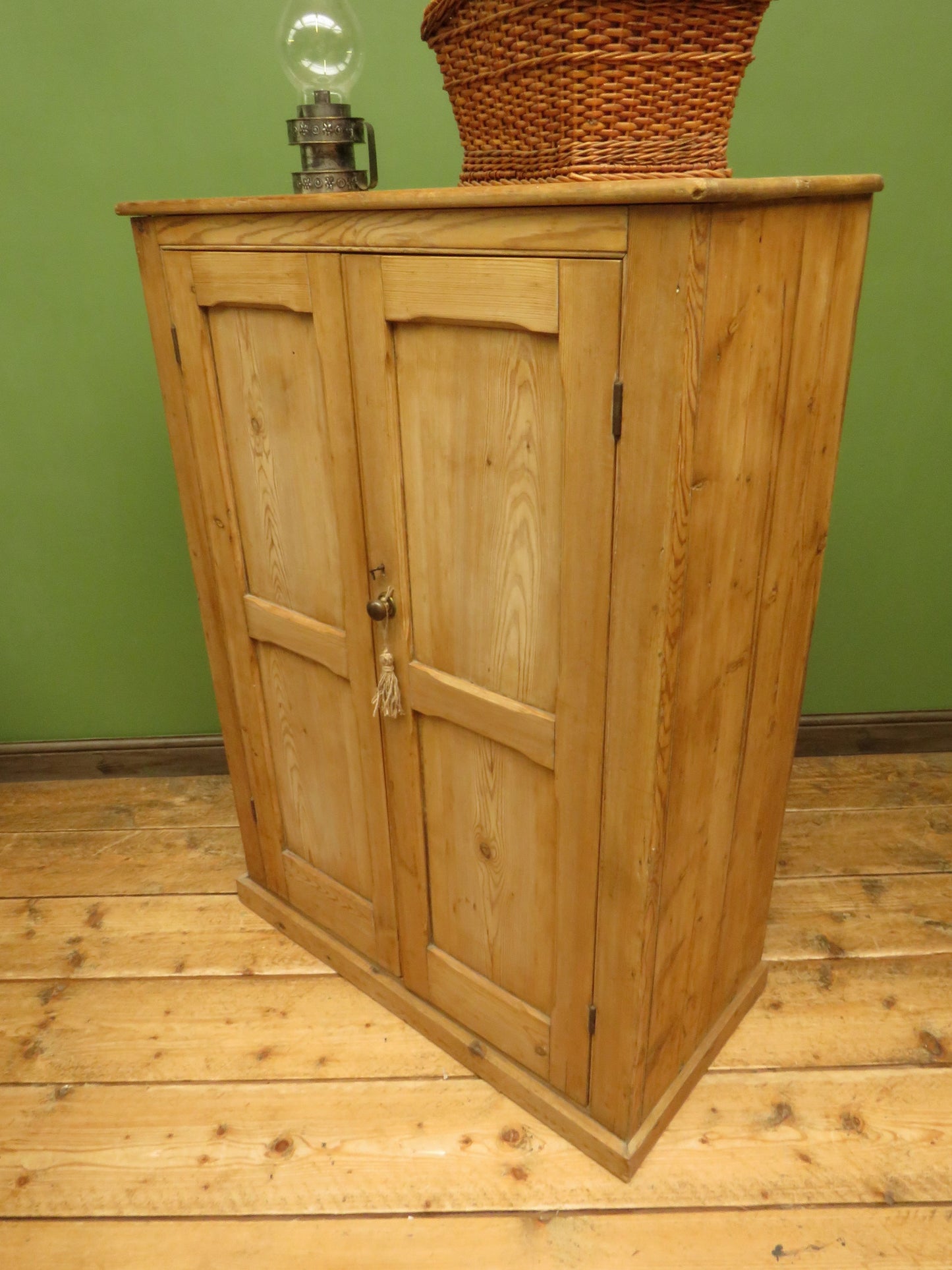 Antique Pine Cupboard Artists, Architects, Printers Filing Cabinet
