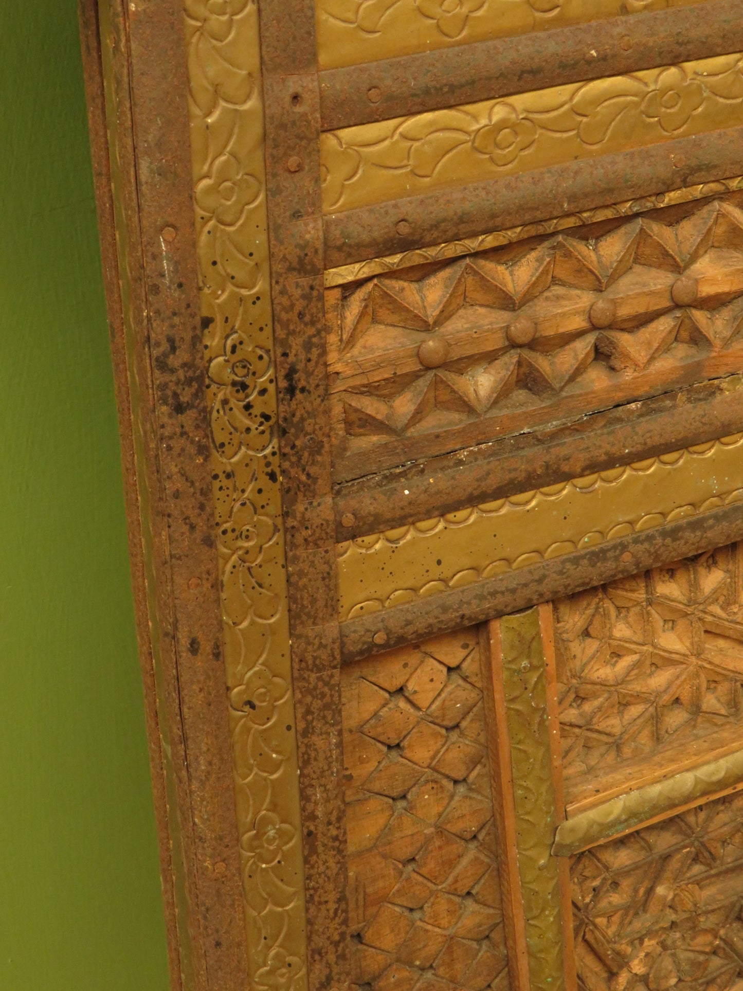 Carved North Indian Pidha Ceremonial Tribal Chairs