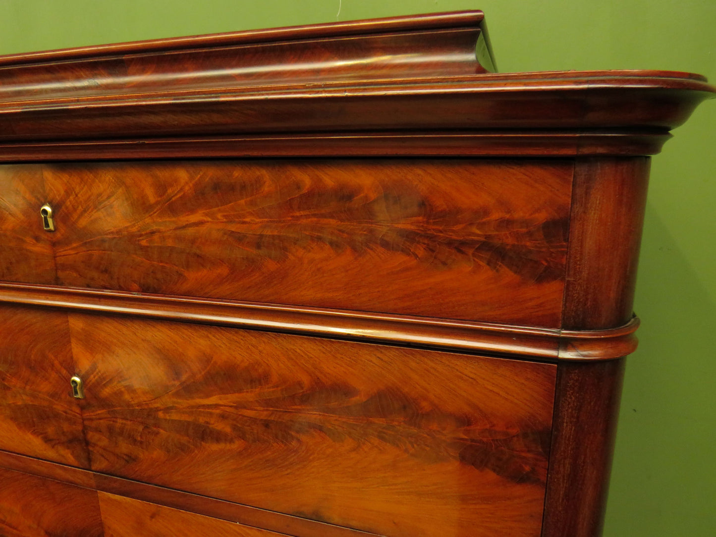 Biedermeier Semainier Chest of Seven Drawers