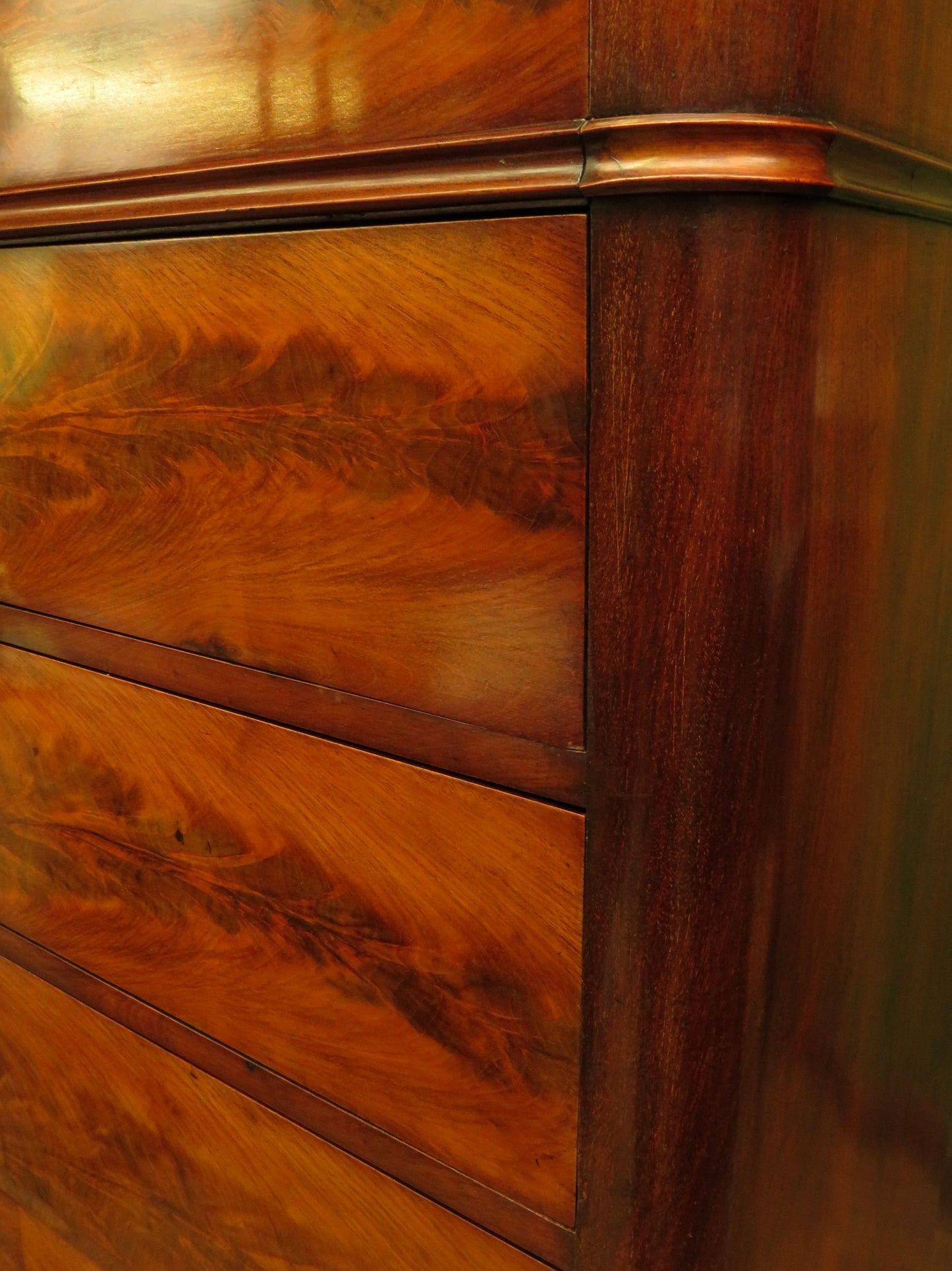 Biedermeier Semainier Chest of Seven Drawers