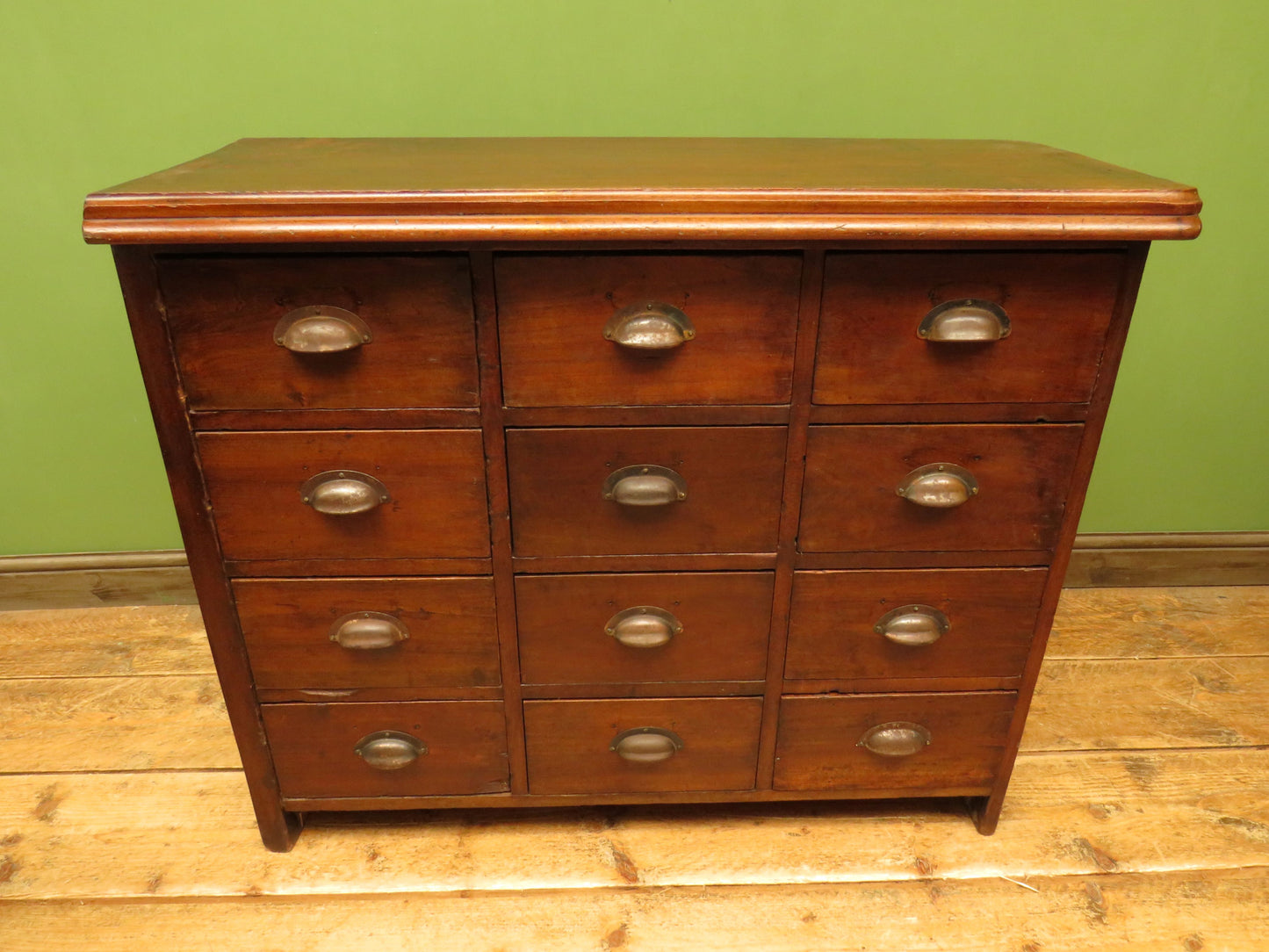 Bank of Hardware Drawers, Shop Counter Drawers, Haberdashery Chest