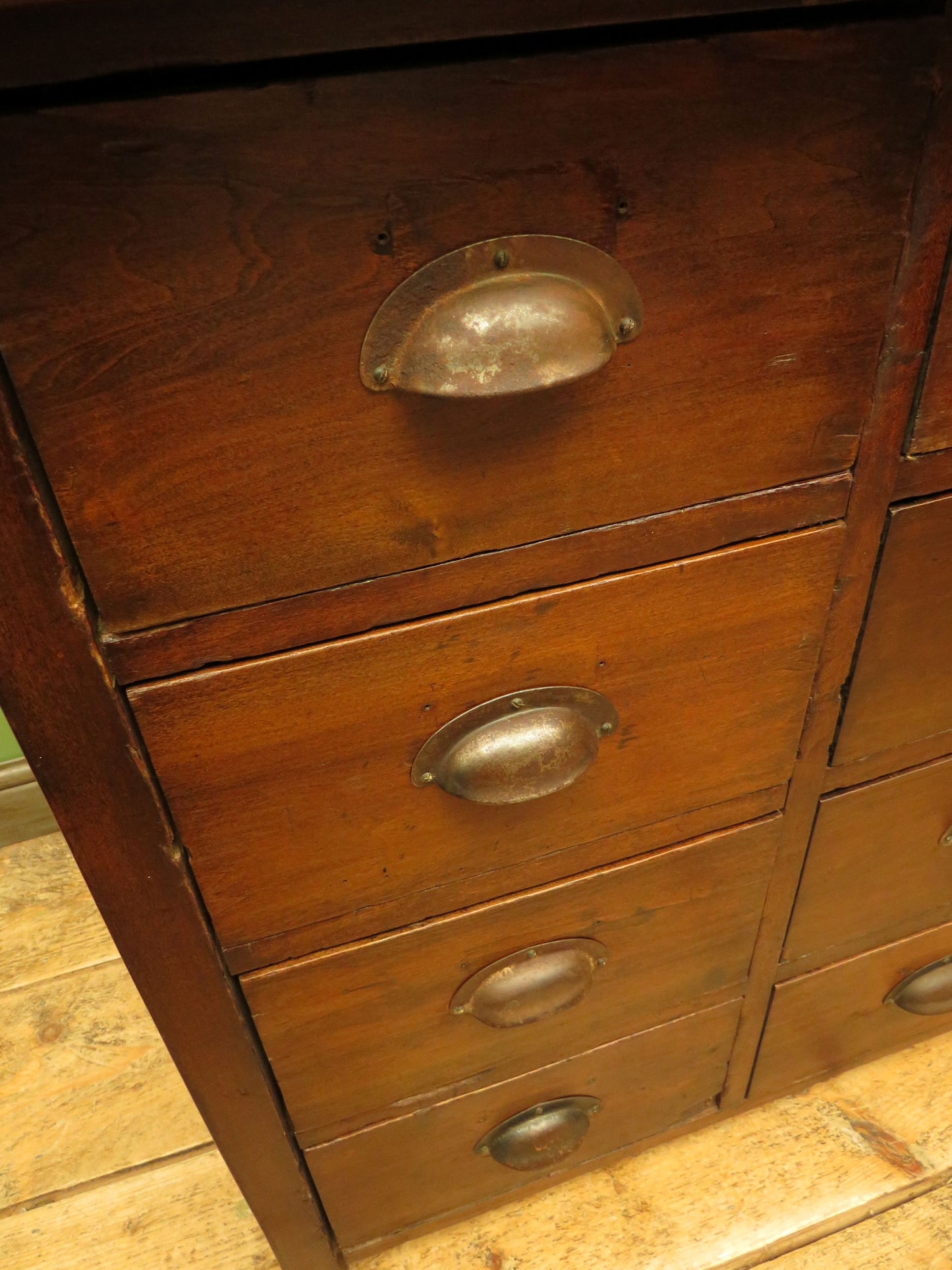 Bank of Hardware Drawers, Shop Counter Drawers, Haberdashery Chest