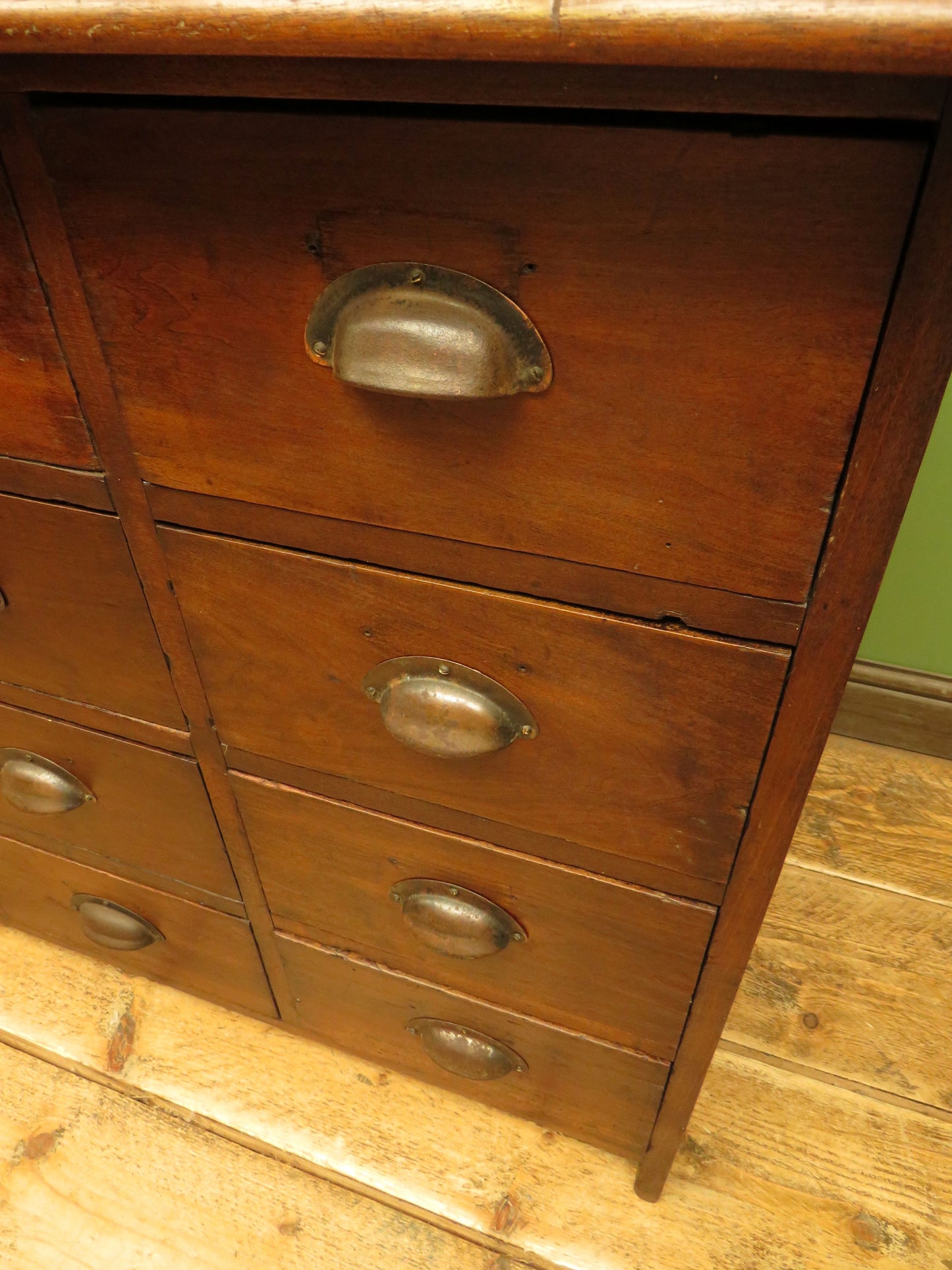 Bank of Hardware Drawers, Shop Counter Drawers, Haberdashery Chest