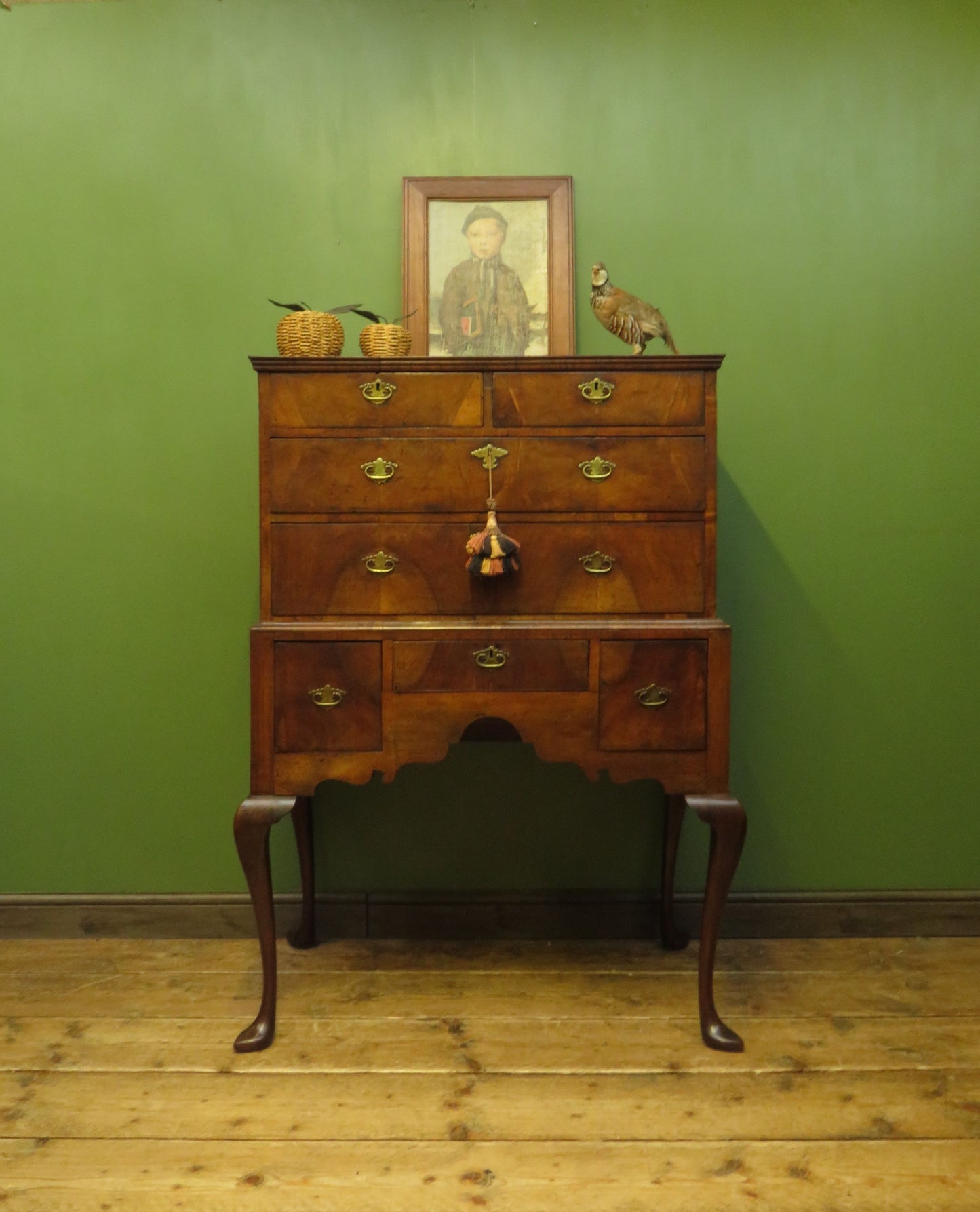 Antique Late Georgian Chest on Stand