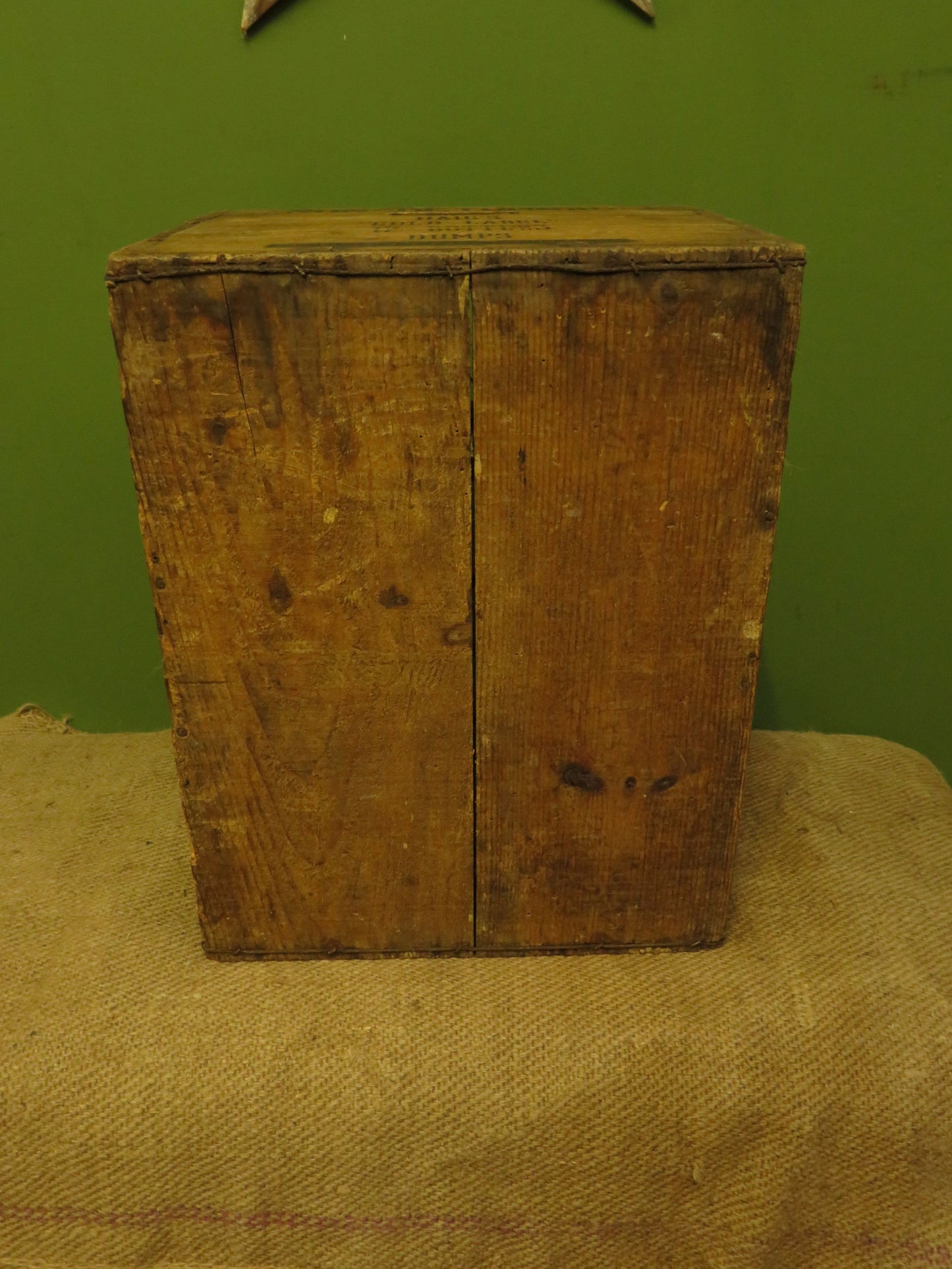 John Haigs Whiskey Crate from Vinnicombe & Son, Teignmouth