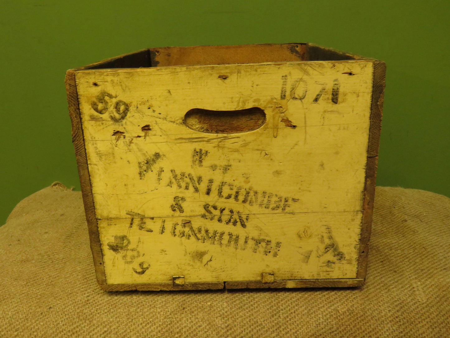 John Haigs Whiskey Crate from Vinnicombe & Son, Teignmouth