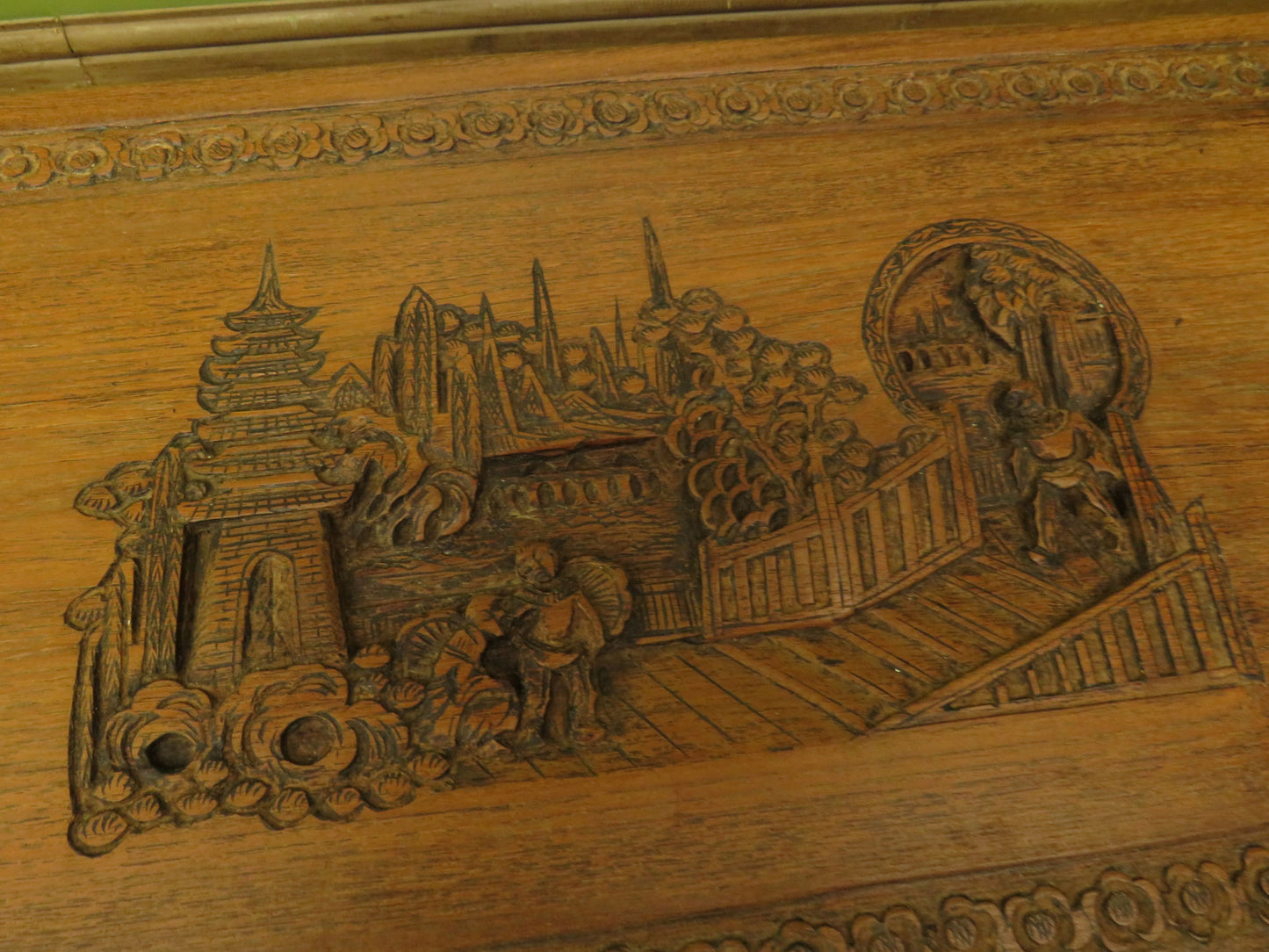 Chinese Carved Blanket Chest