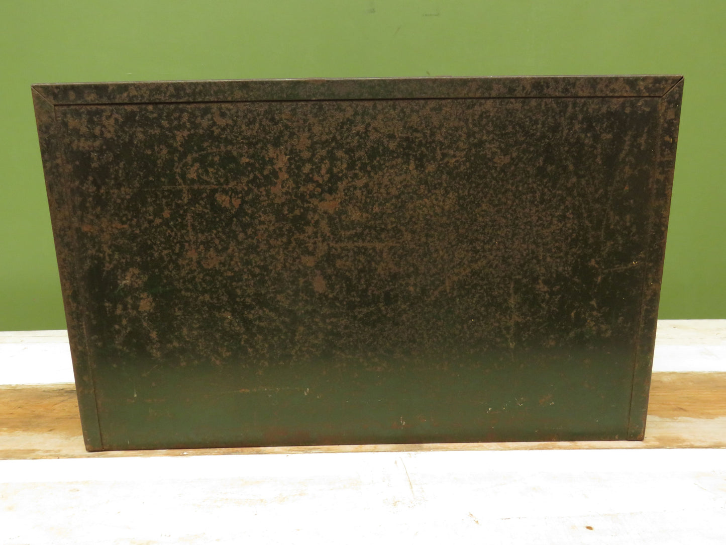 Vintage ENOX Engineers Green Metal Tool Chest Cabinet