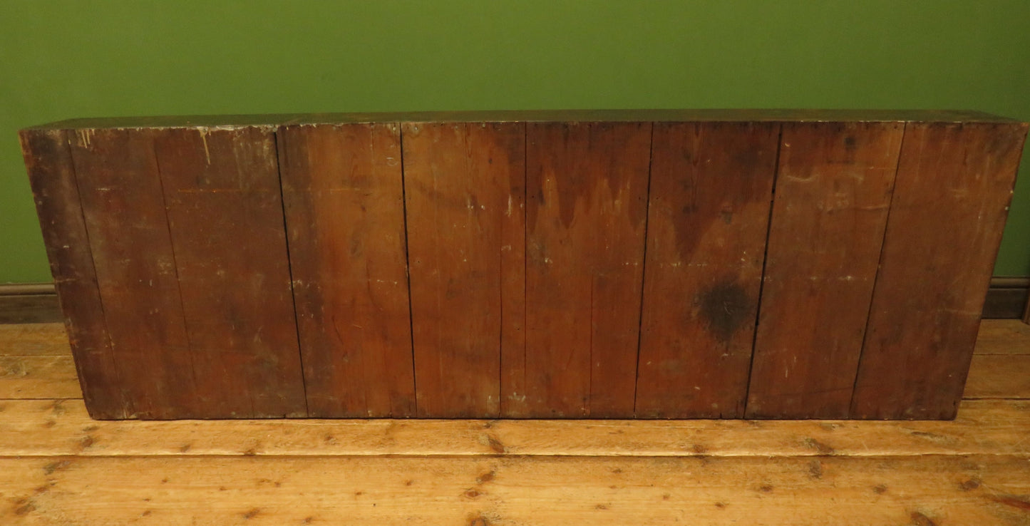 Large Low Bank of 37 Factory Drawers, apothecary chest