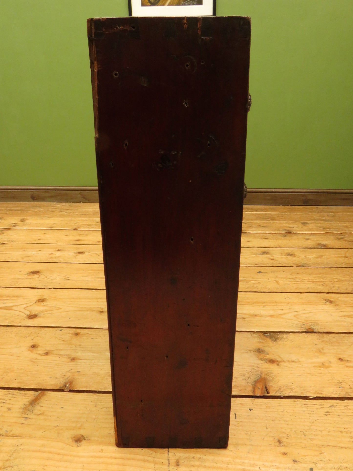 Large Low Bank of 37 Factory Drawers, apothecary chest