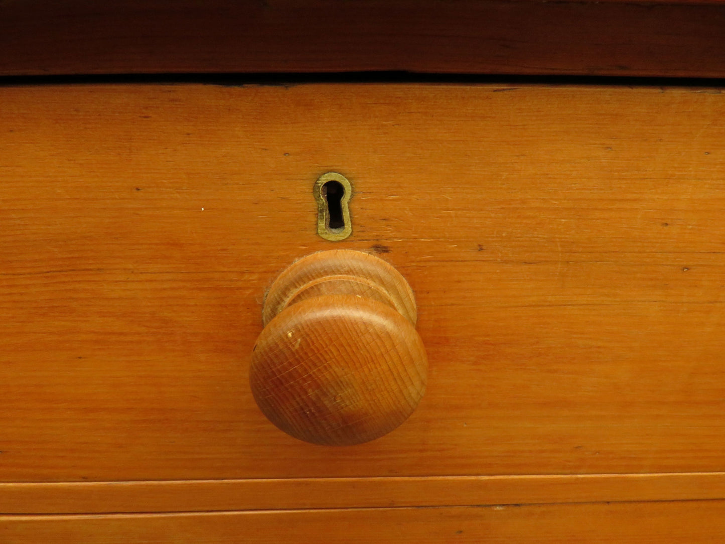 Large Characterful Victorian Pine Chest of Drawers