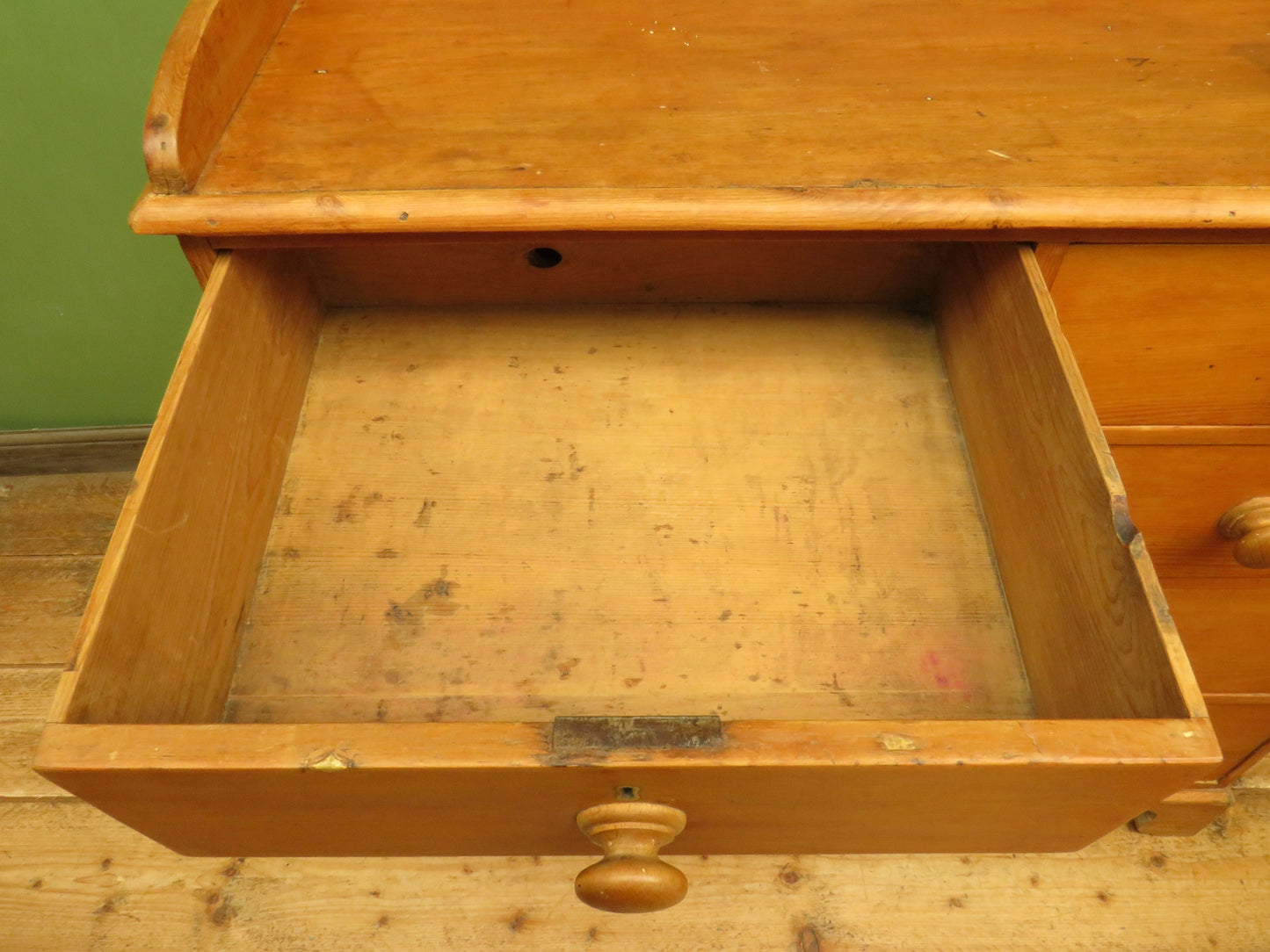 Large Characterful Victorian Pine Chest of Drawers
