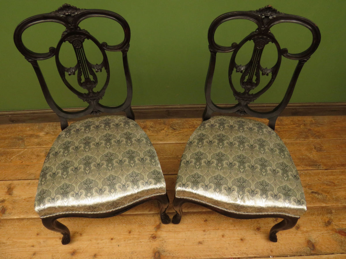 Aesthetic Movement chairs in 'Queen Of The Night' by Laurence Lewellyn-Bowen