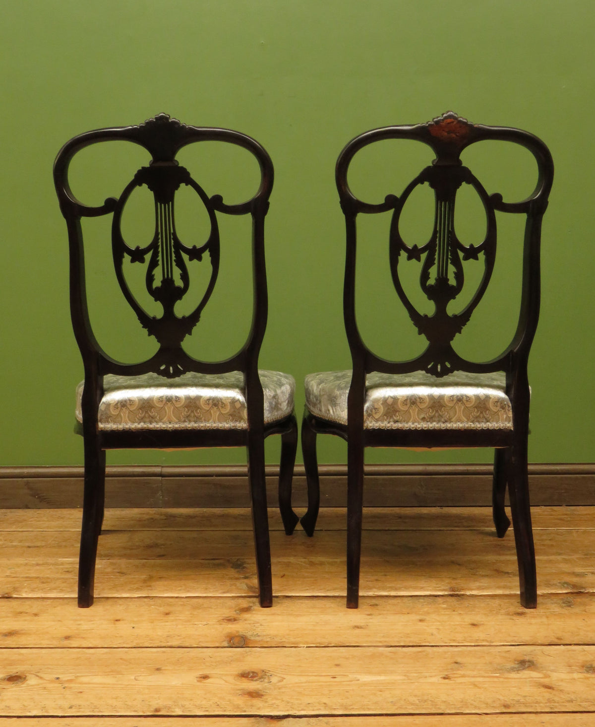 Aesthetic Movement chairs in 'Queen Of The Night' by Laurence Lewellyn-Bowen