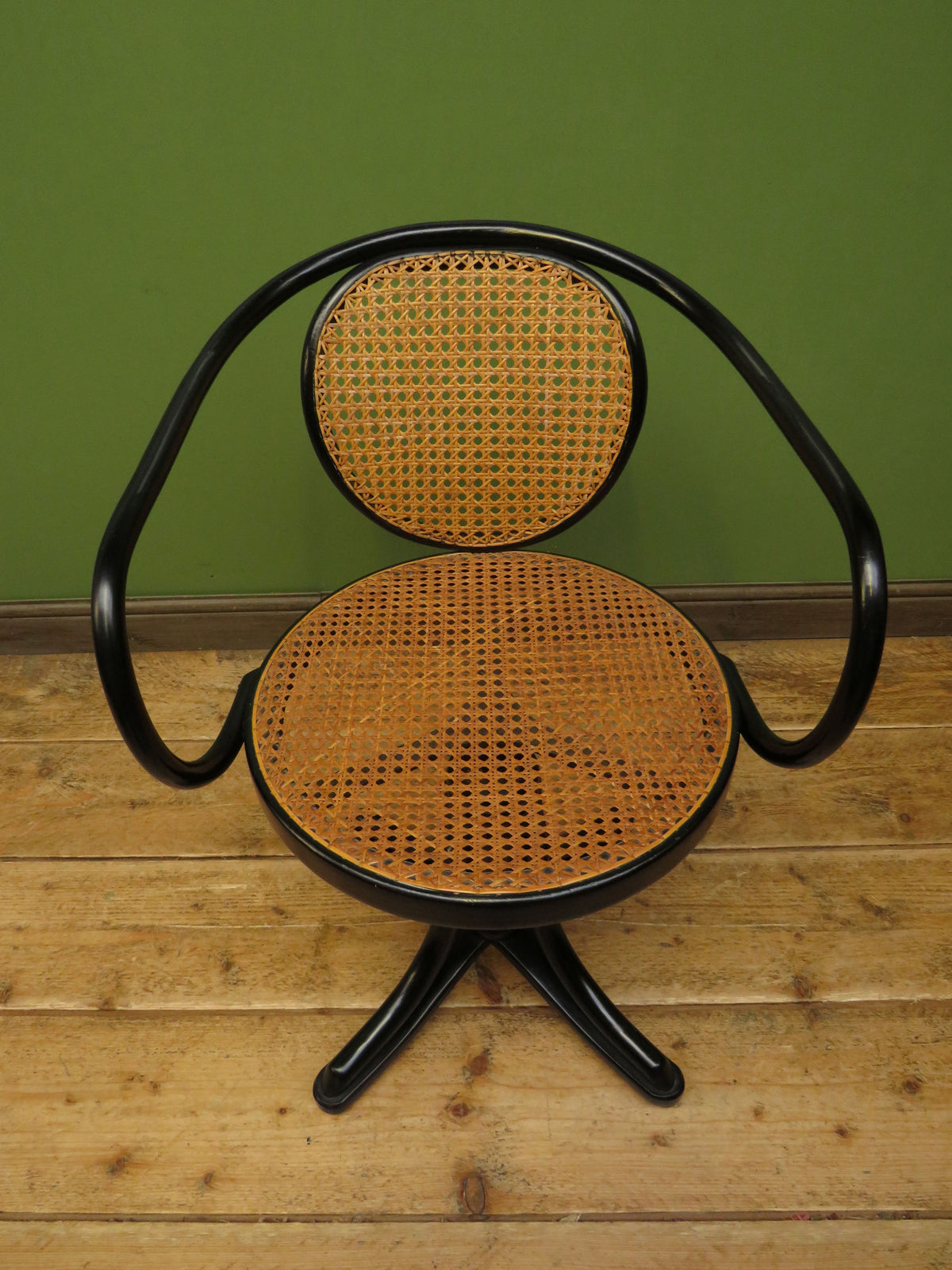 Thonet Bentwood Swivel Office Chair 5501 by ZPM Radomsko Furniture