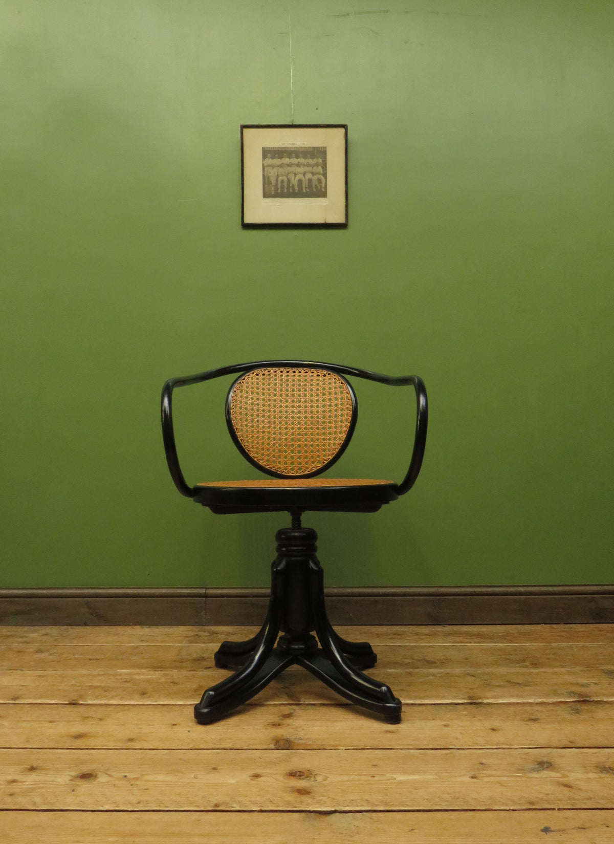 Thonet Bentwood Swivel Office Chair 5501 by ZPM Radomsko Furniture