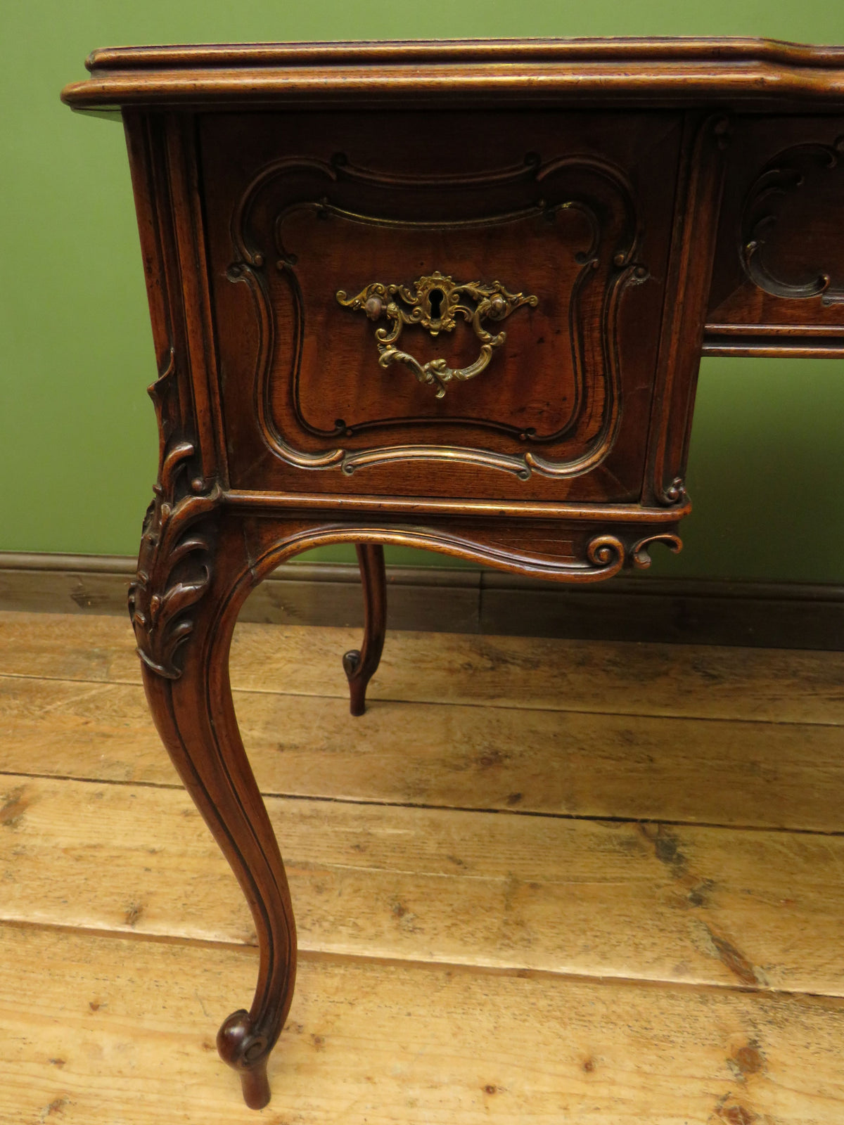 Louis Style French Walnut Writing Desk