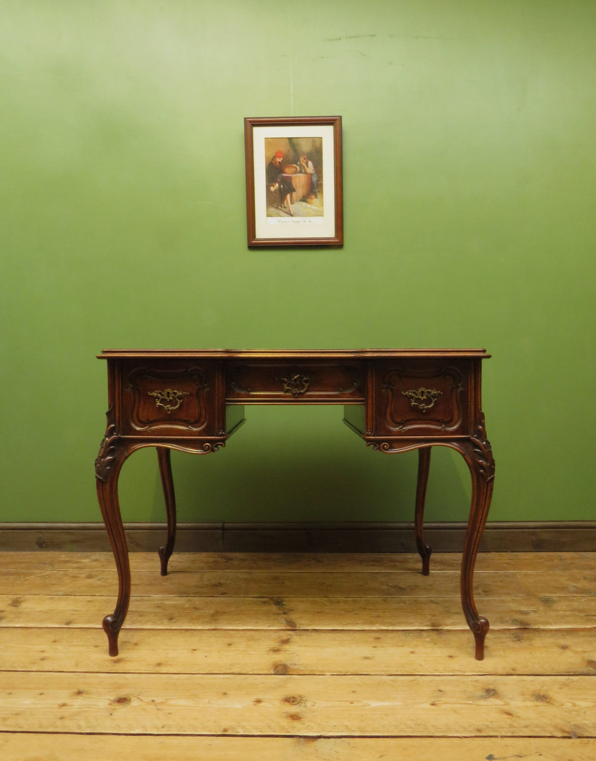 Louis Style French Walnut Writing Desk
