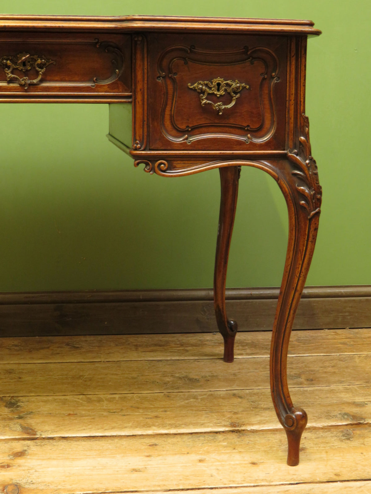 Louis Style French Walnut Writing Desk