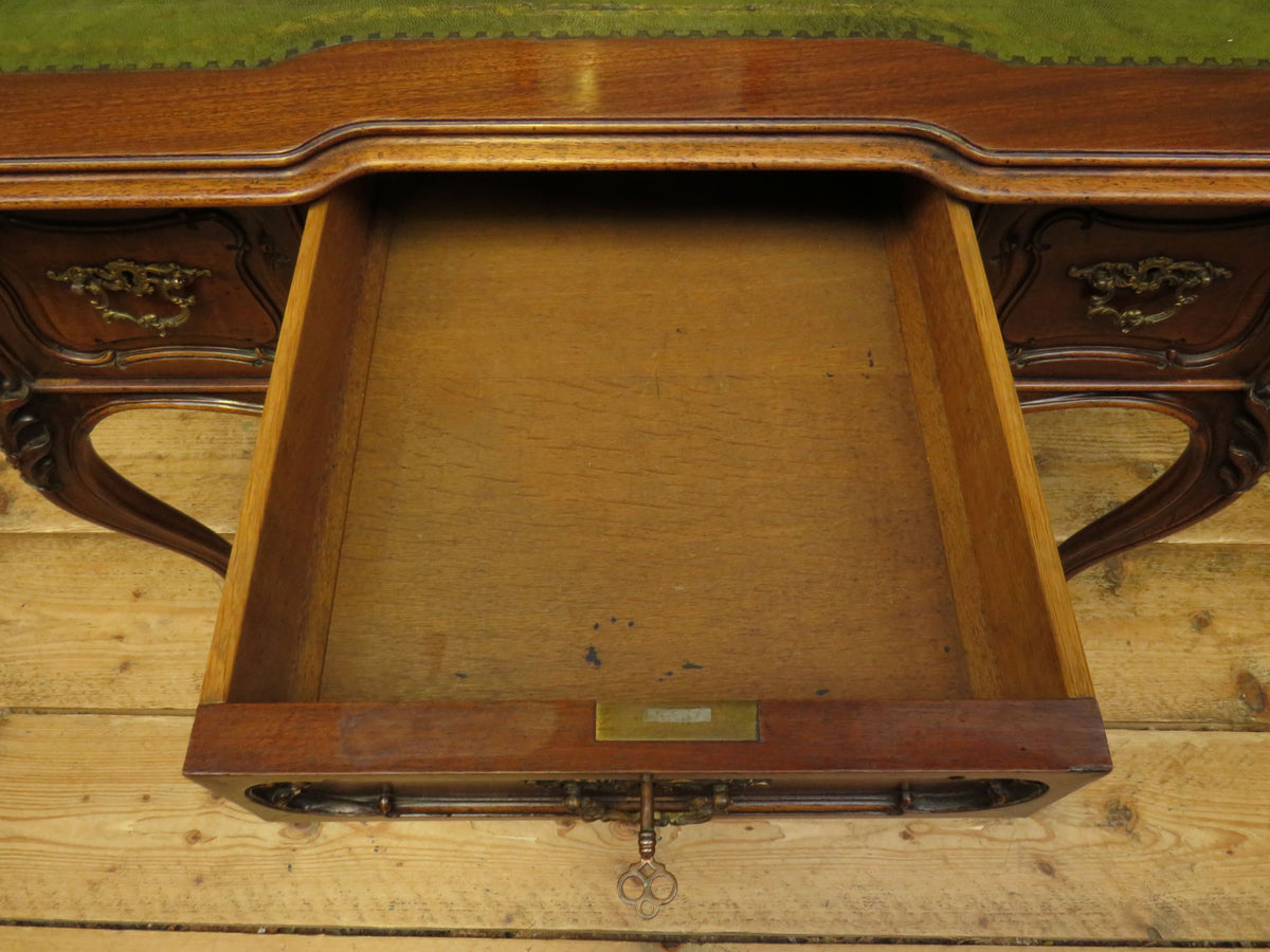 Louis Style French Walnut Writing Desk