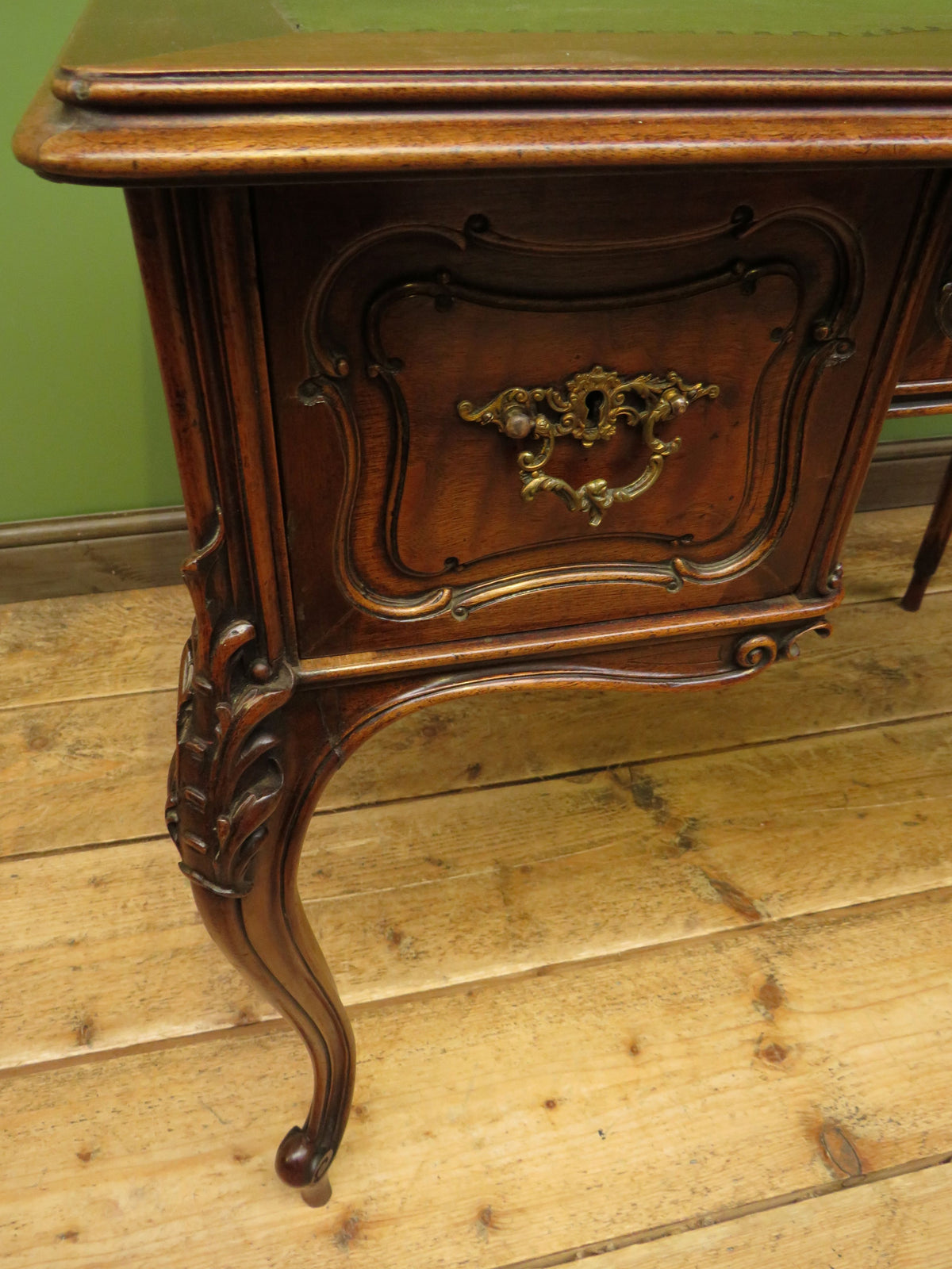 Louis Style French Walnut Writing Desk