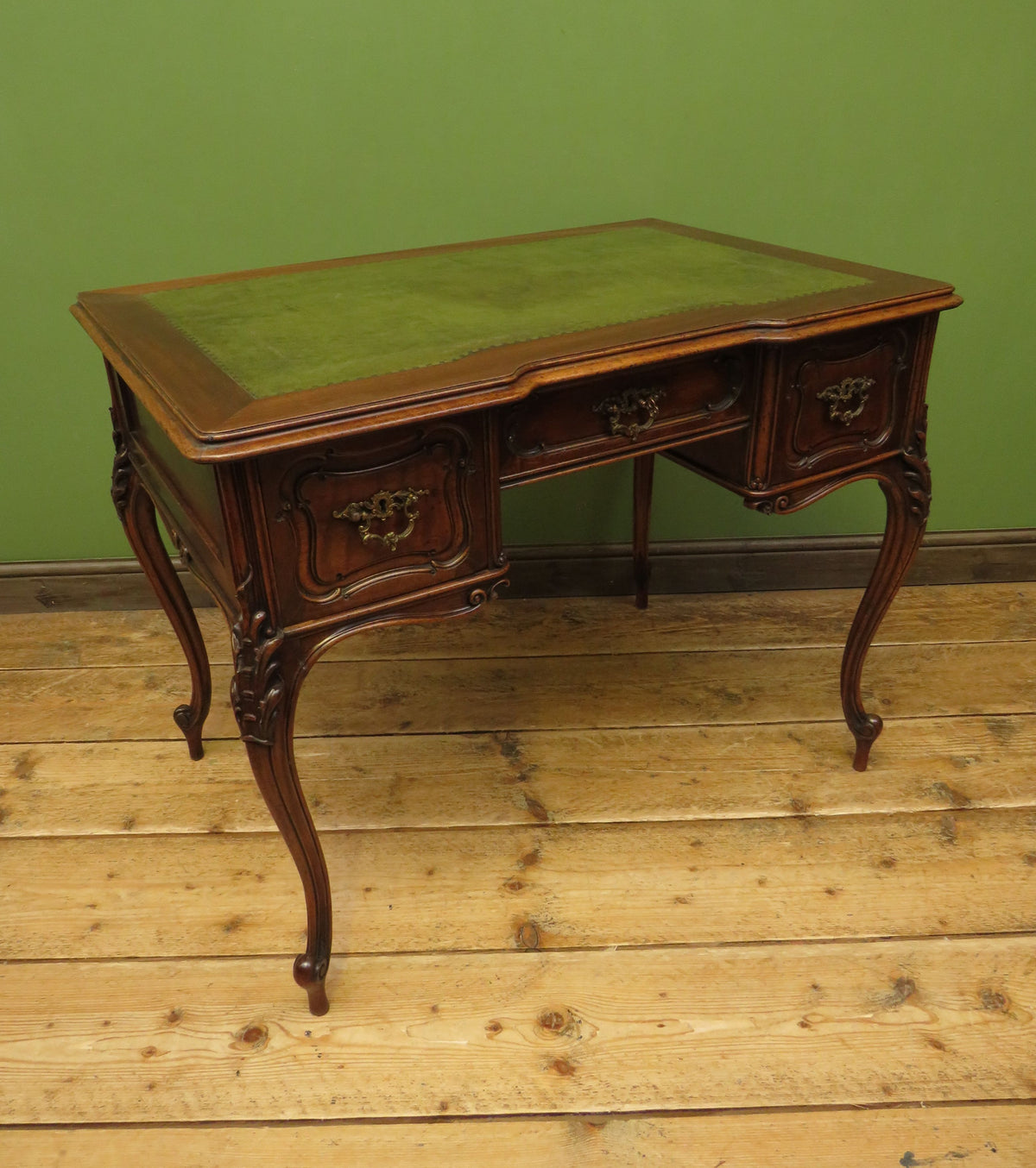 Louis Style French Walnut Writing Desk