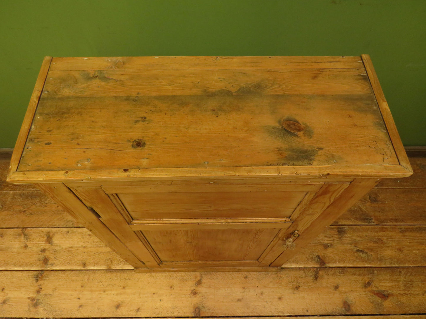 Victorian Pine Kitchen Larder Cupboard by John Curtis & Son of Leeds