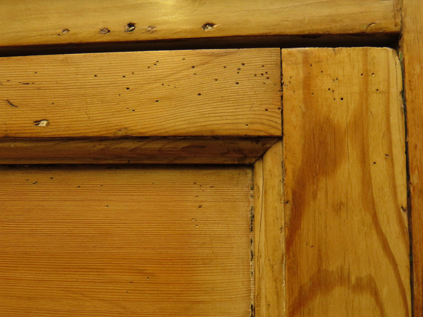 Victorian Pine Kitchen Larder Cupboard by John Curtis & Son of Leeds