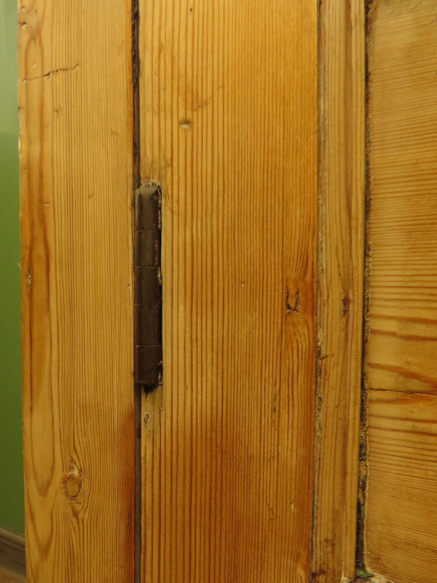 Victorian Pine Kitchen Larder Cupboard by John Curtis & Son of Leeds