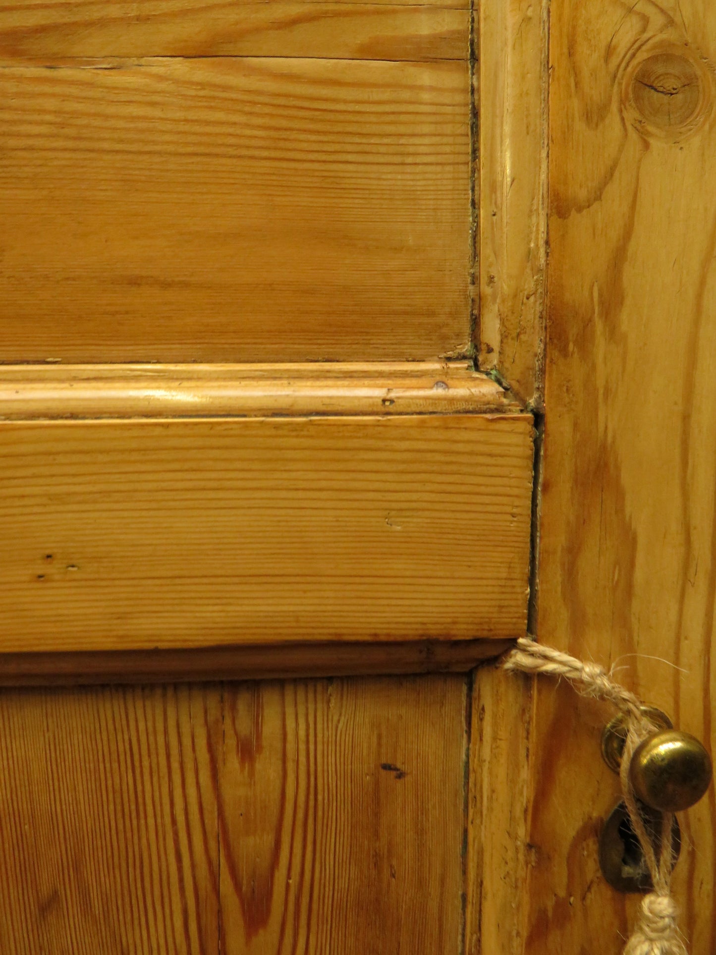 Victorian Pine Kitchen Larder Cupboard by John Curtis & Son of Leeds