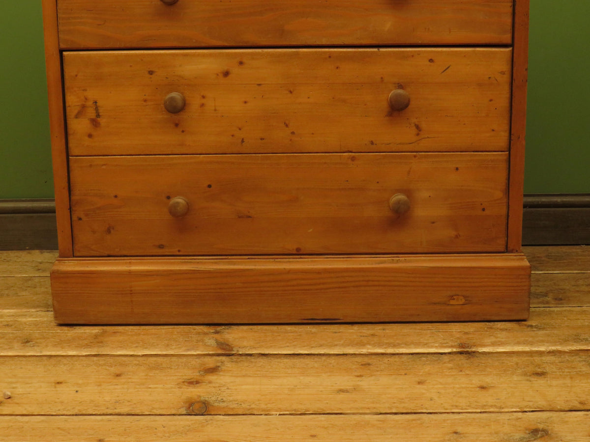 Reclaimed Pine Shoe Storage Cabinet, Narrow Hall Storage