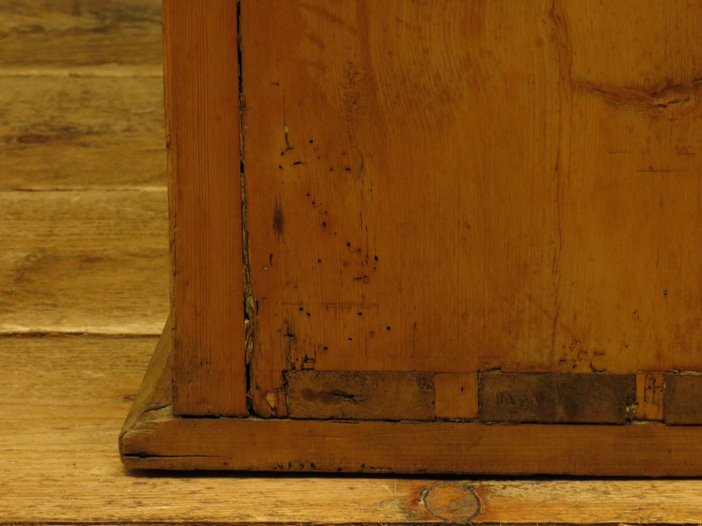 Victorian Pine Kitchen Larder Cupboard by John Curtis & Son of Leeds