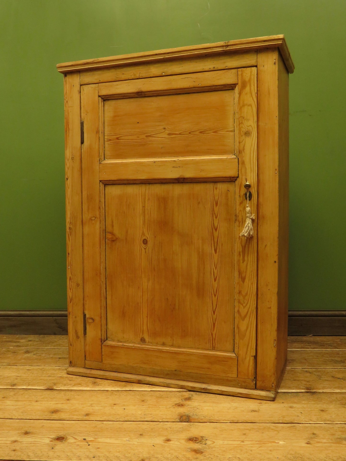 Victorian Pine Kitchen Larder Cupboard by John Curtis & Son of Leeds