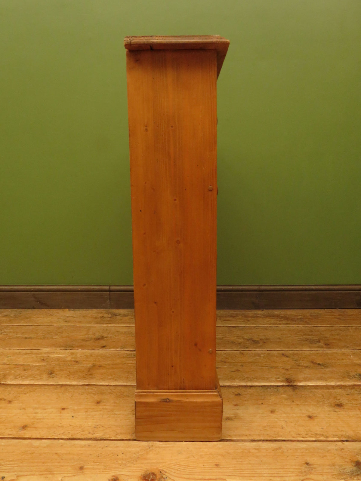 Reclaimed Pine Shoe Storage Cabinet, Narrow Hall Storage