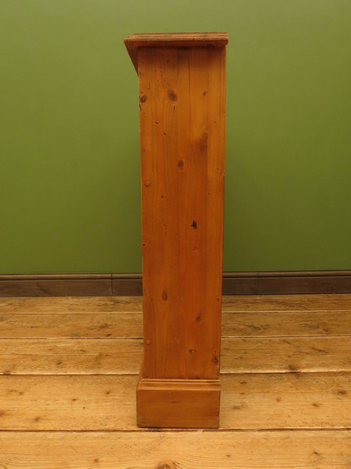 Reclaimed Pine Shoe Storage Cabinet, Narrow Hall Storage