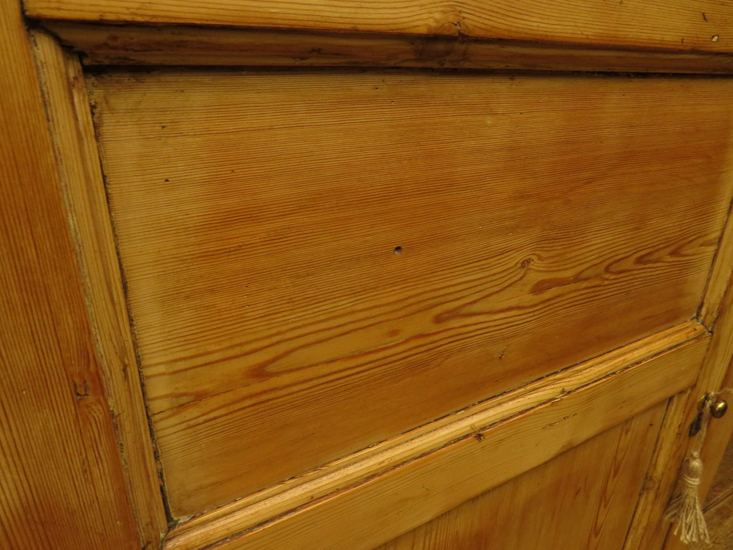 Victorian Pine Kitchen Larder Cupboard by John Curtis & Son of Leeds