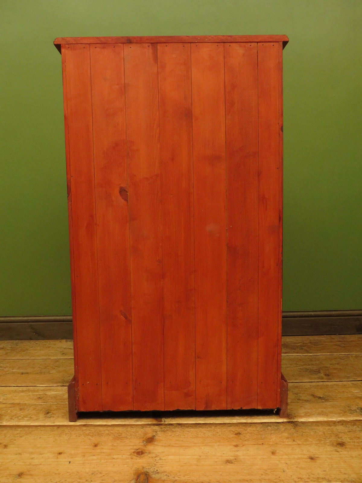 Small Red Pine Cabinet, Hallway, Kitchen or Bathroom Storage