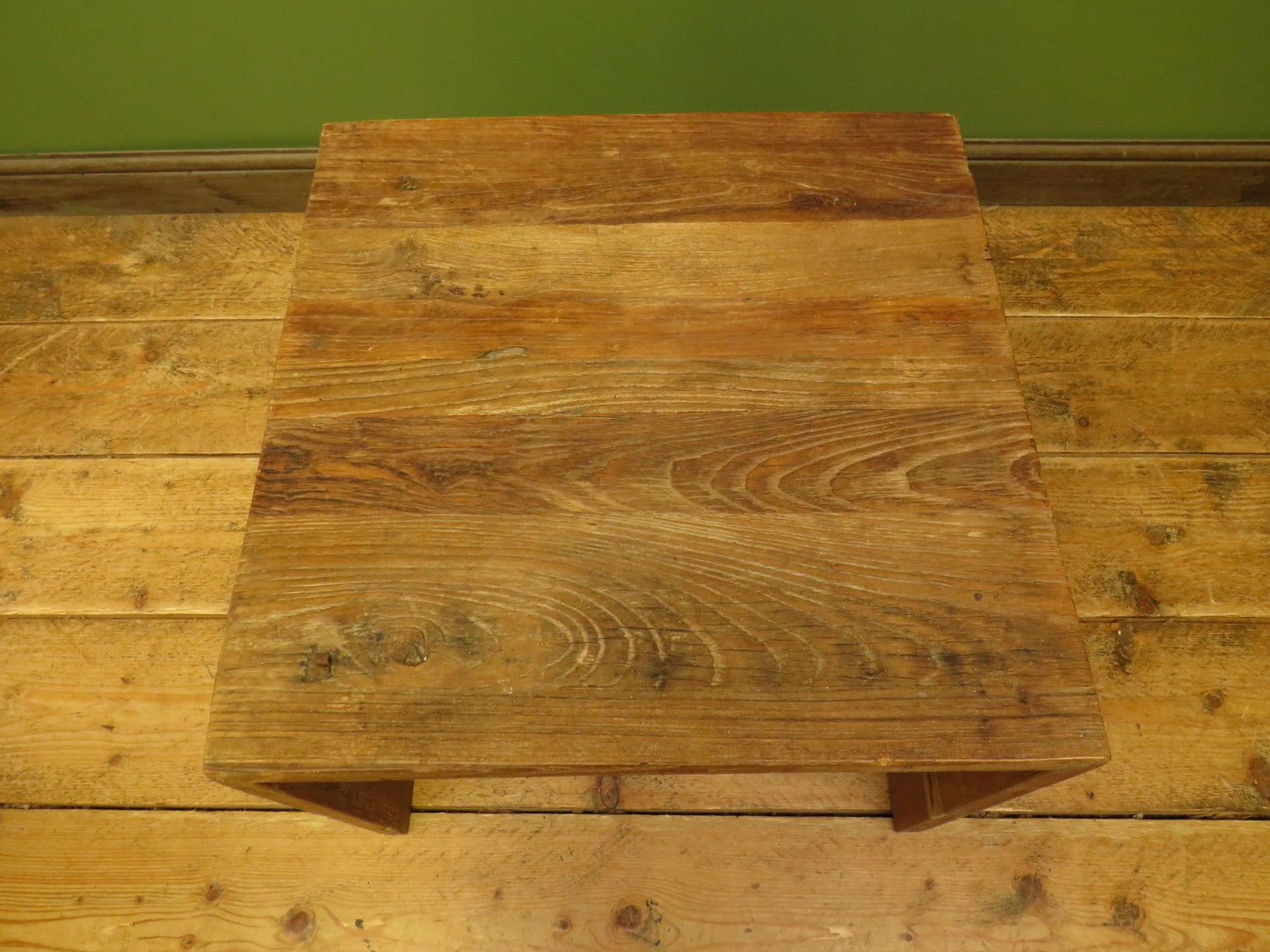 Rustic Industrial Reclaimed Wood End Table, Coffee Table