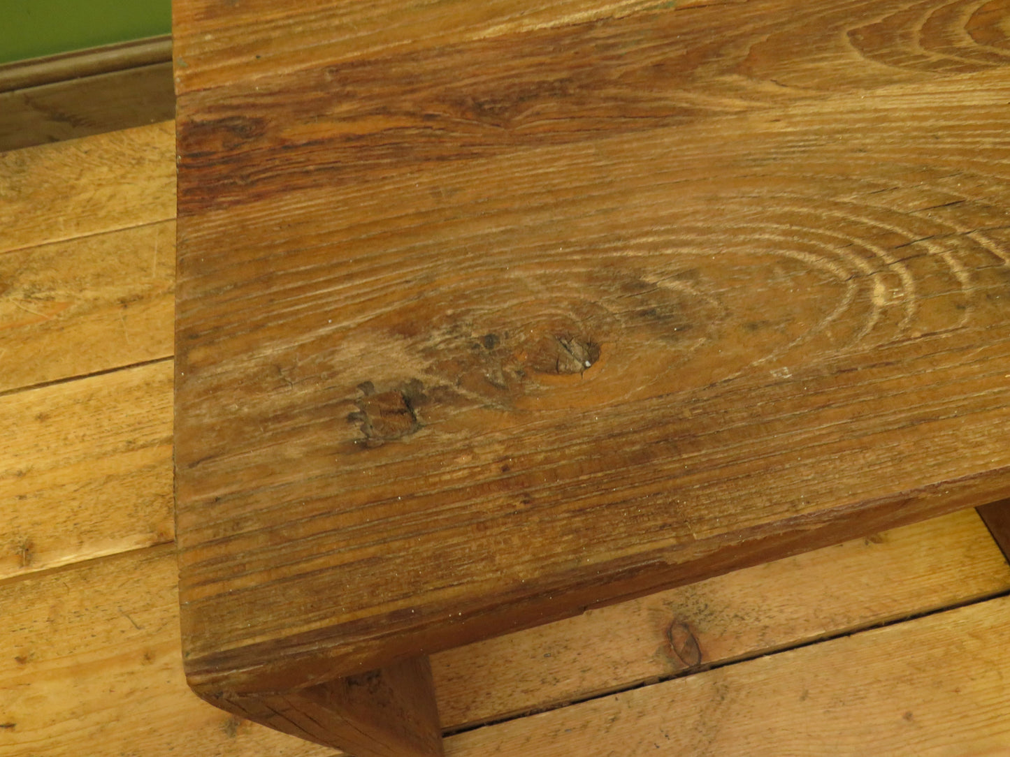 Rustic Industrial Reclaimed Wood End Table, Coffee Table