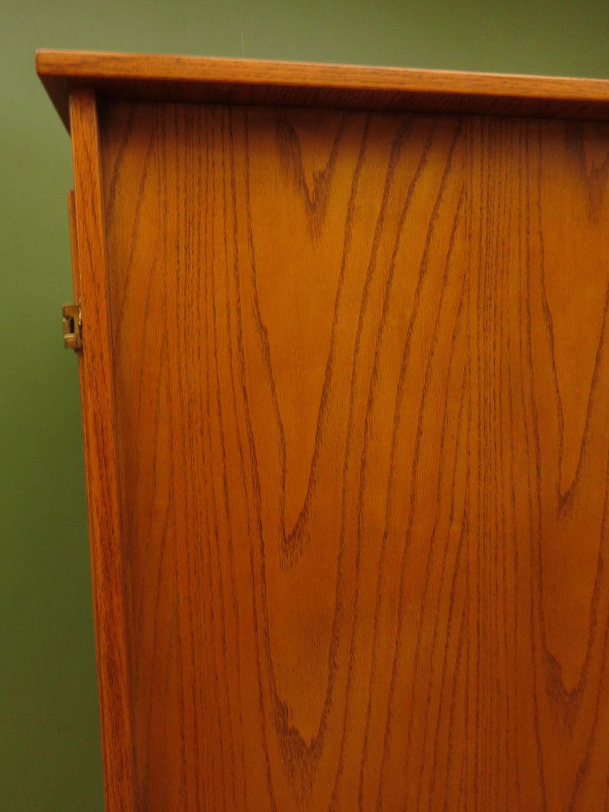 White Clad American Oak Cupboard Office Cabinet Tall Kitchen Larder Storage