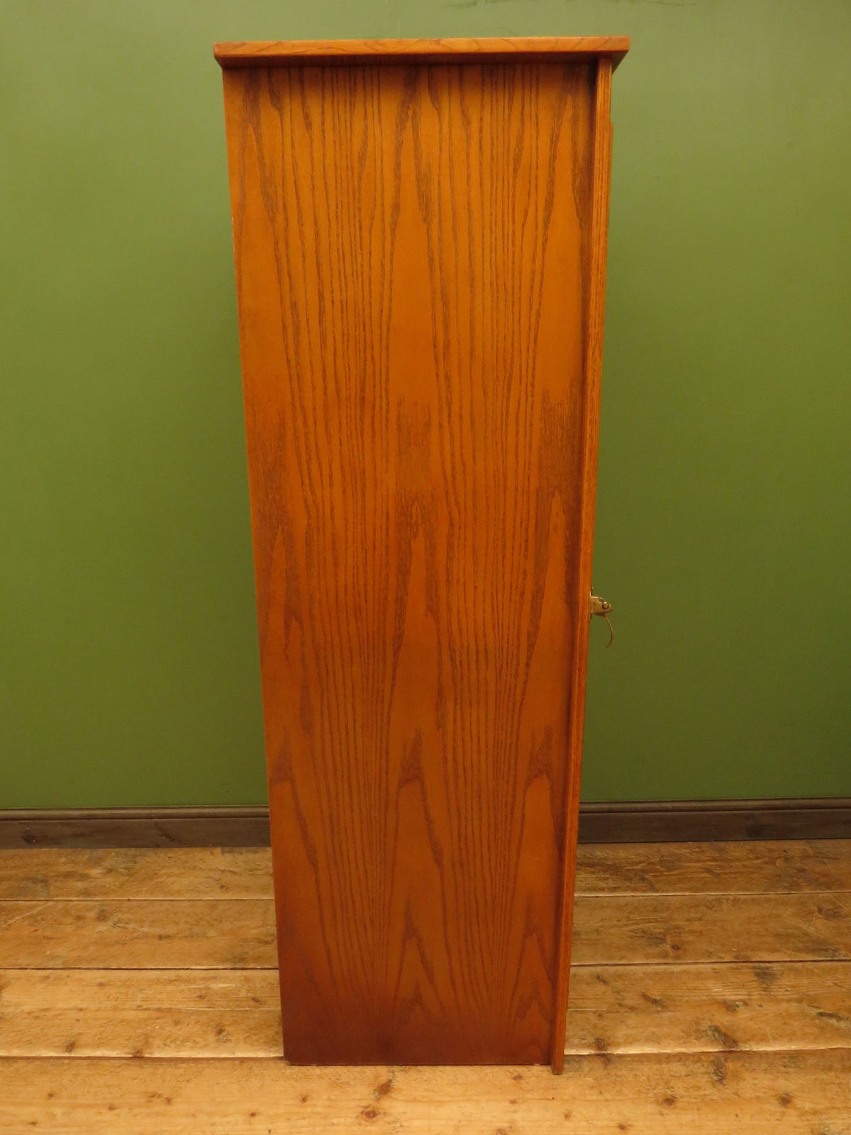 White Clad American Oak Cupboard Office Cabinet Tall Kitchen Larder Storage