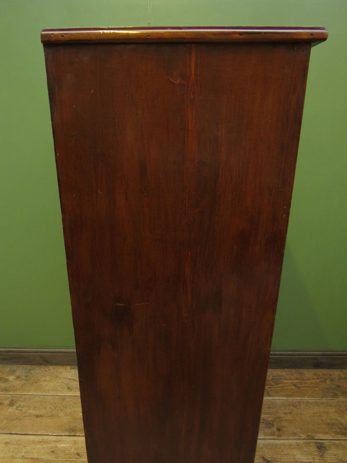 Antique Mahogany Glazed Library Bookcase Cabinet Country House