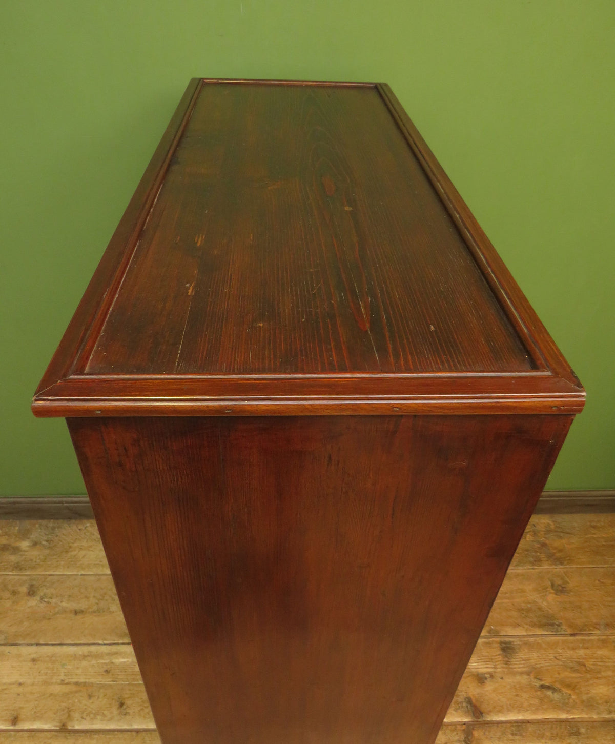 Antique Mahogany Glazed Library Bookcase Cabinet Country House
