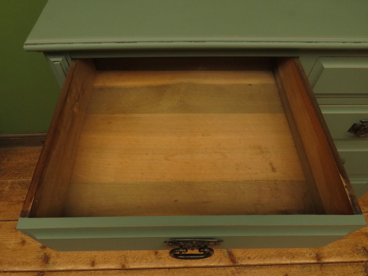 Hand Painted Chest of Drawers in Rust-Oleum Serenity
